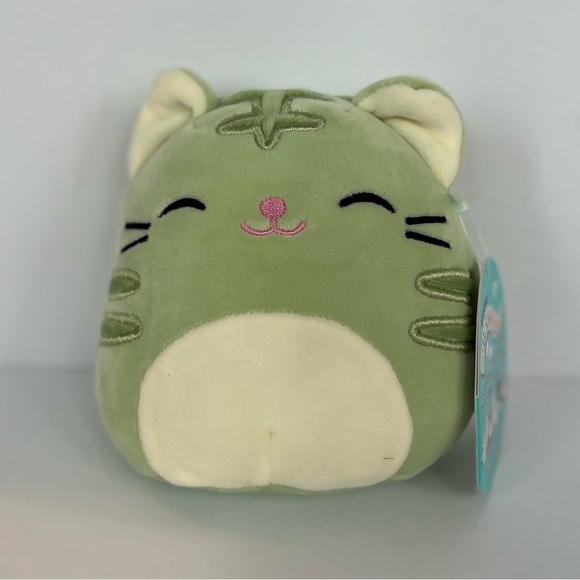 Squishmallows 5” Chase Green Tabby - Picture 1 of 5